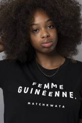 T-shirt Femme guinéenne Match Kwata