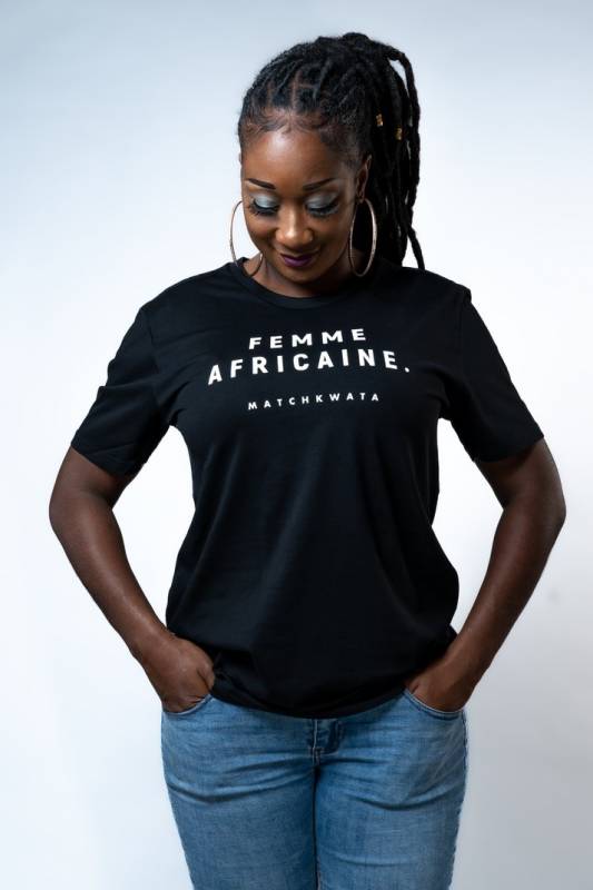 T-shirt Femme africaine Match Kwata