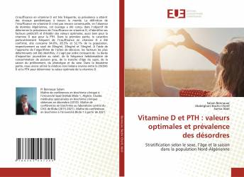 Vitamine D et PTH : valeurs optimales et prévalence des désordres