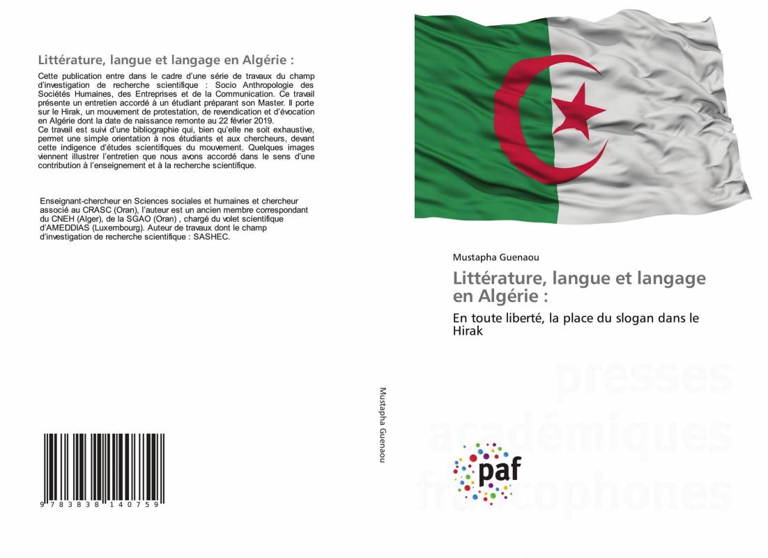 Littérature, langue et langage en Algérie :