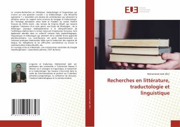 Recherches en littérature, traductologie et linguistique