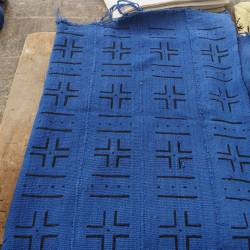 Tissu BOGOLAN Blu Artizan Bozign