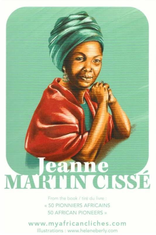 Jeanne Martin Cissé Carte postale