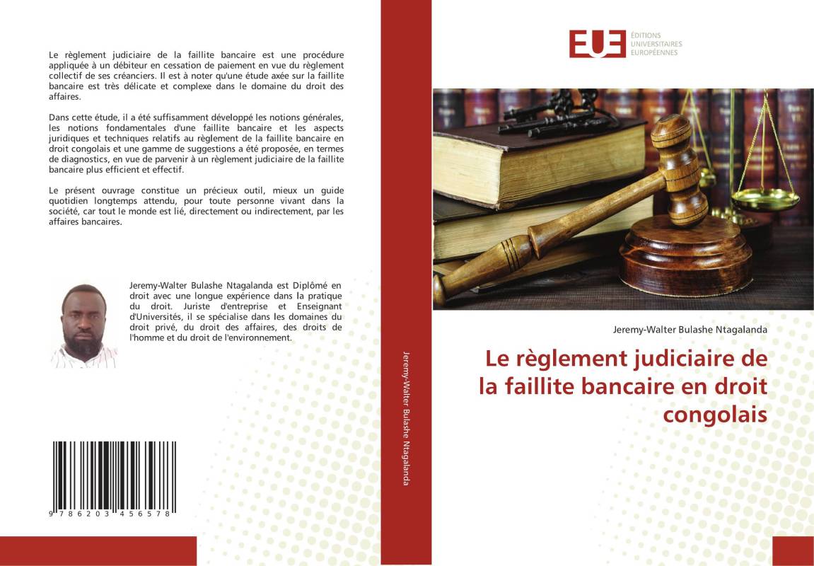Le règlement judiciaire de la faillite bancaire en droit congolais