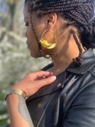 Boucles d'oreilles Fulani Artizan Bozign