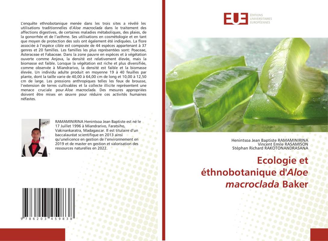 Ecologie et éthnobotanique d'Aloe macroclada Baker