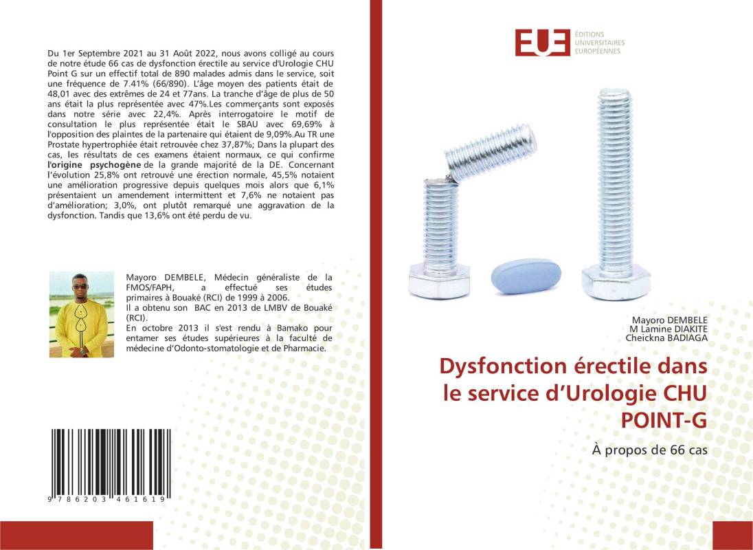 Dysfonction érectile dans le service d’Urologie CHU POINT-G