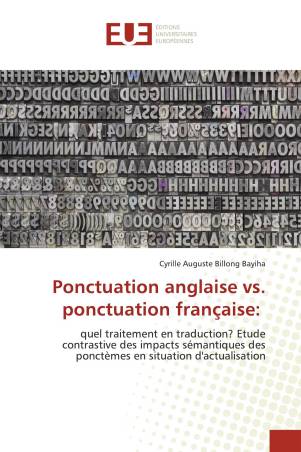 Ponctuation anglaise vs. ponctuation française: