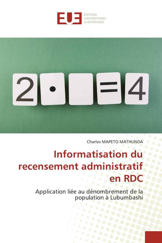 Informatisation du recensement administratif en RDC