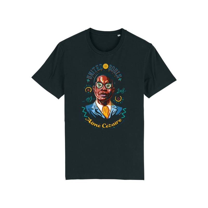 AIMÉ CÉSAIRE t-shirt noir United Souls