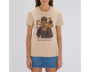 T-shirt James MAYA ANGELOU Souls couleur Poussière du désert
