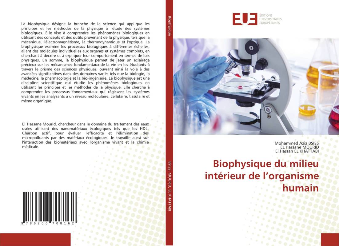 Biophysique du milieu intérieur de l’organisme humain