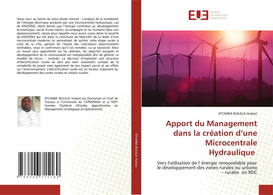 Apport du Management dans la création d’une Microcentrale Hydraulique