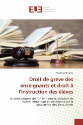 Droit de grève des enseignants et droit à l'instruction des élèves