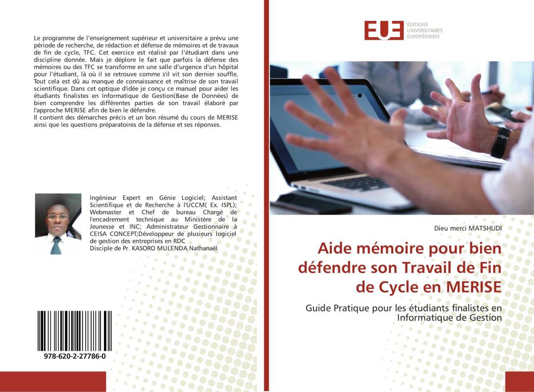 Aide mémoire pour bien défendre son Travail de Fin de Cycle en MERISE