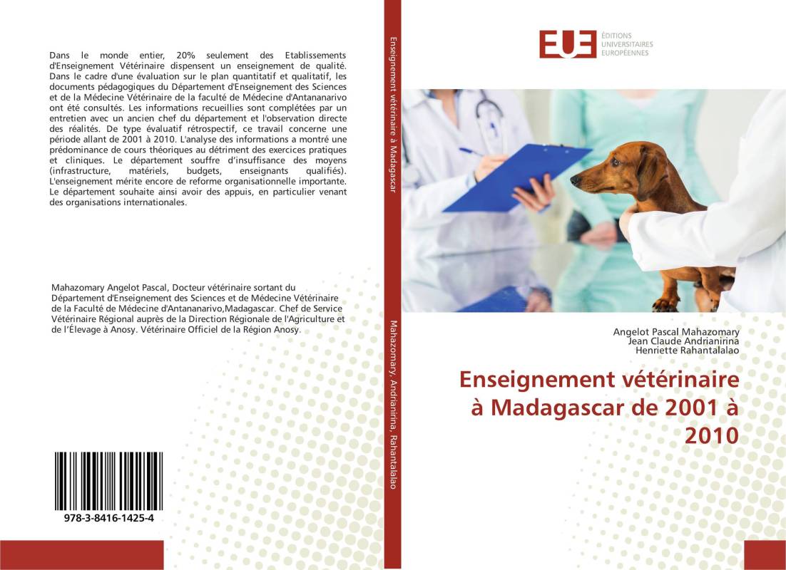 Enseignement vétérinaire à Madagascar de 2001 à 2010