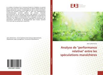 Analyse de "performance relative" entre les spéculations maraîchères