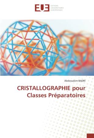 CRISTALLOGRAPHIE pour Classes Préparatoires