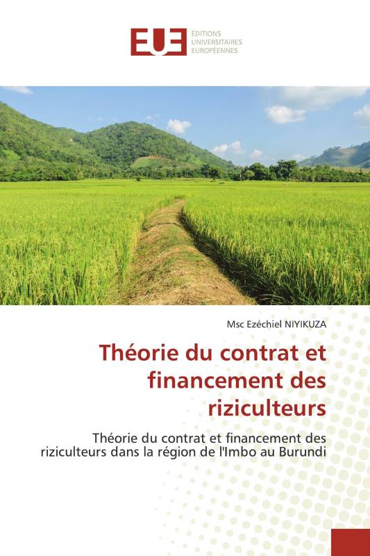 Théorie du contrat et financement des riziculteurs