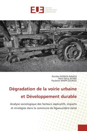 Dégradation de la voirie urbaine et Développement durable