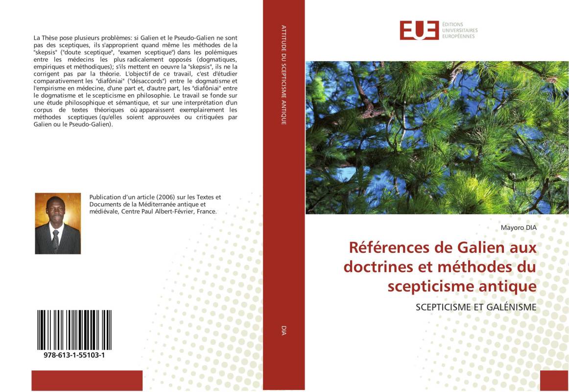 Références de Galien aux doctrines et méthodes du scepticisme antique