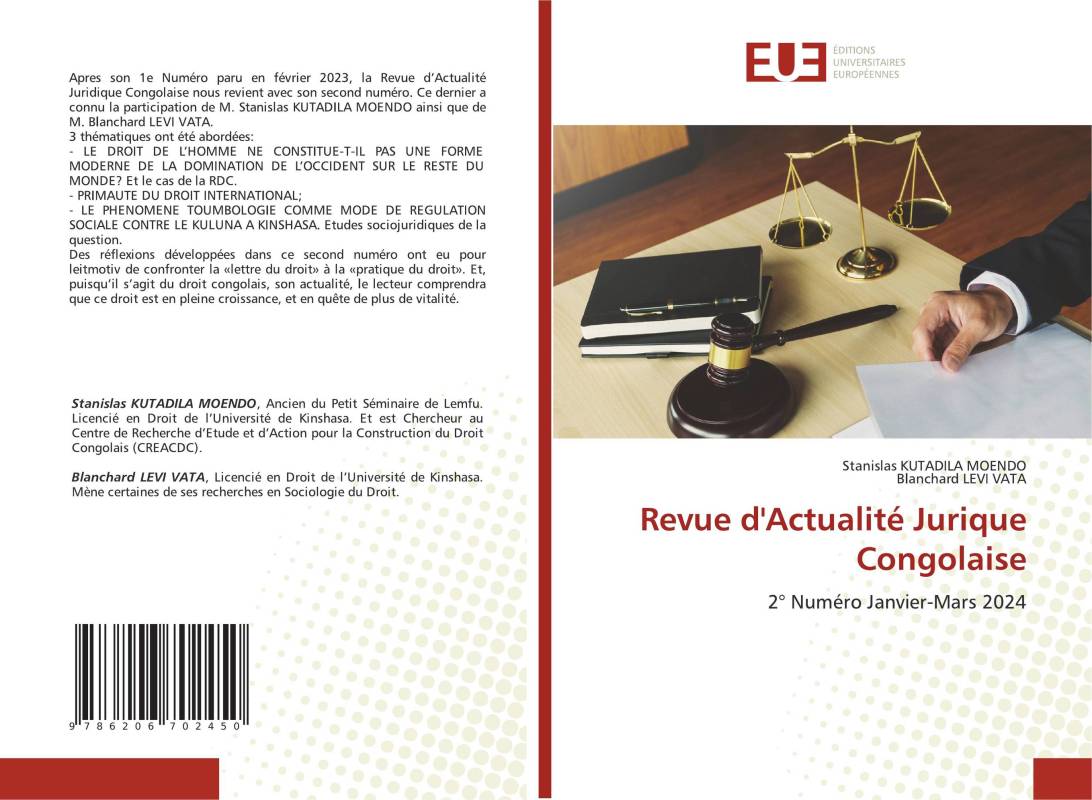 Revue d'Actualité Jurique Congolaise