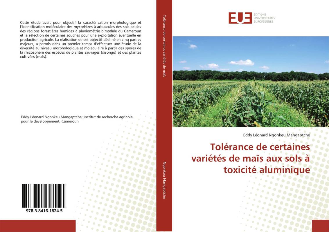 Tolérance de certaines variétés de maïs aux sols à toxicité aluminique