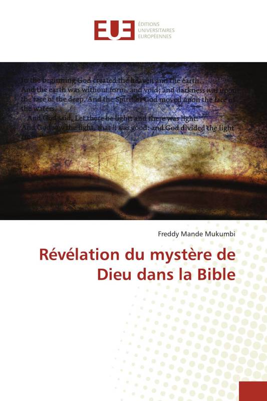 Révélation du mystère de Dieu dans la Bible