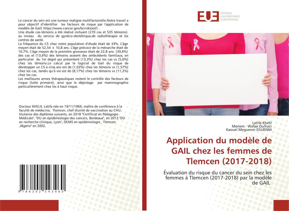 Application du modèle de GAIL chez les femmes de Tlemcen (2017-2018)