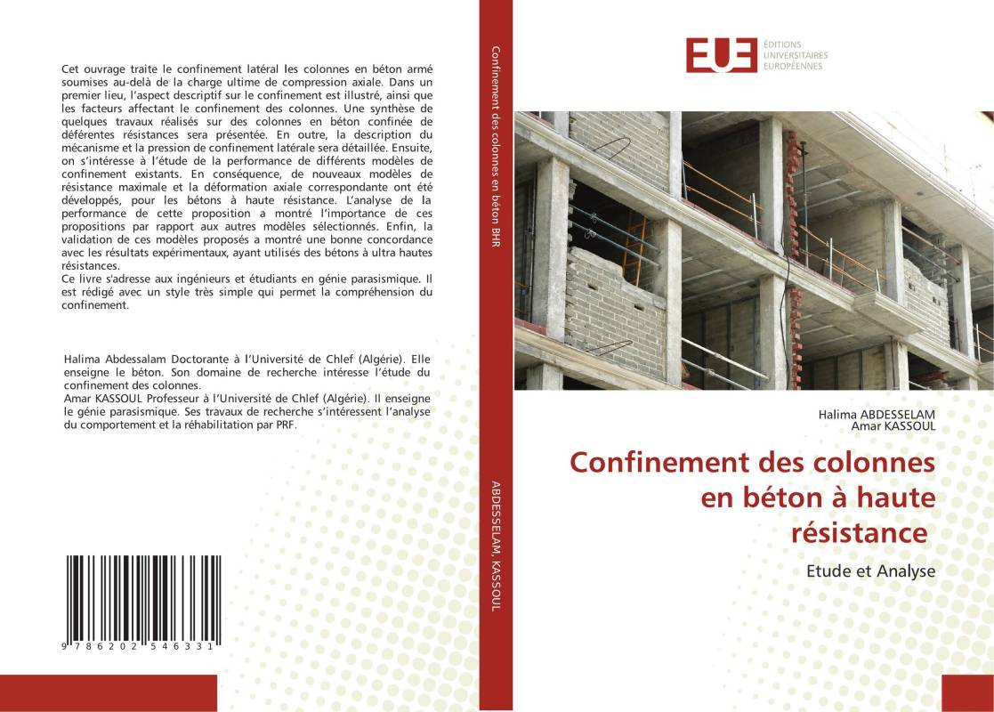 Confinement des colonnes en béton à haute résistance