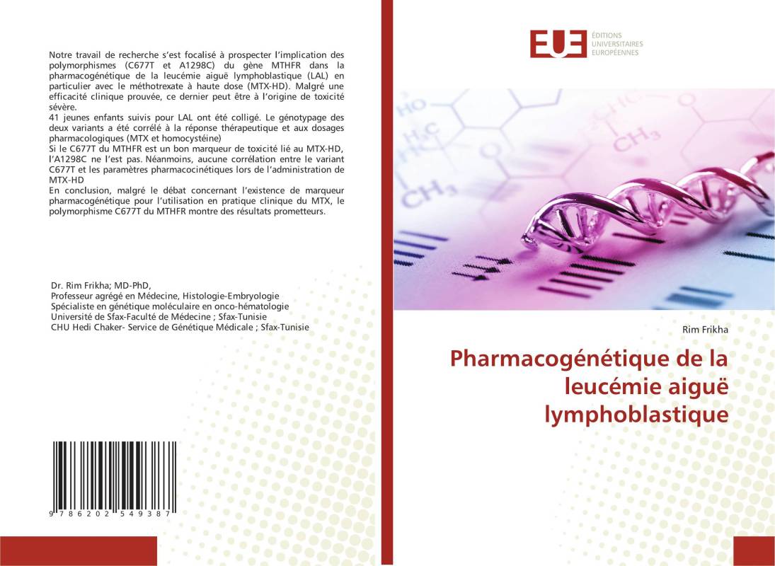 Pharmacogénétique de la leucémie aiguë lymphoblastique