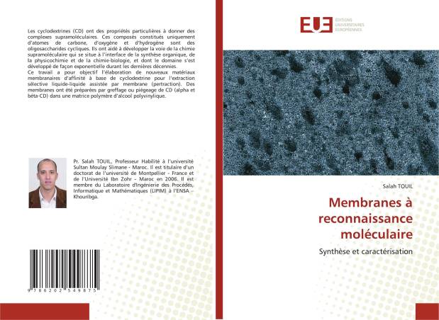 Membranes à reconnaissance moléculaire