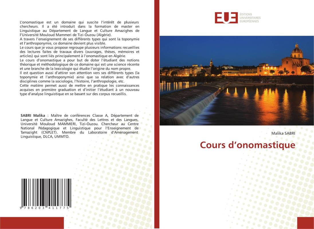 Cours d’onomastique