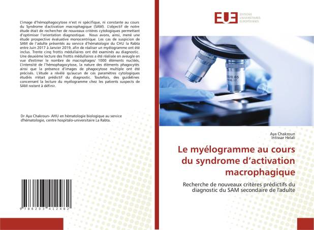 Le myélogramme au cours du syndrome d’activation macrophagique