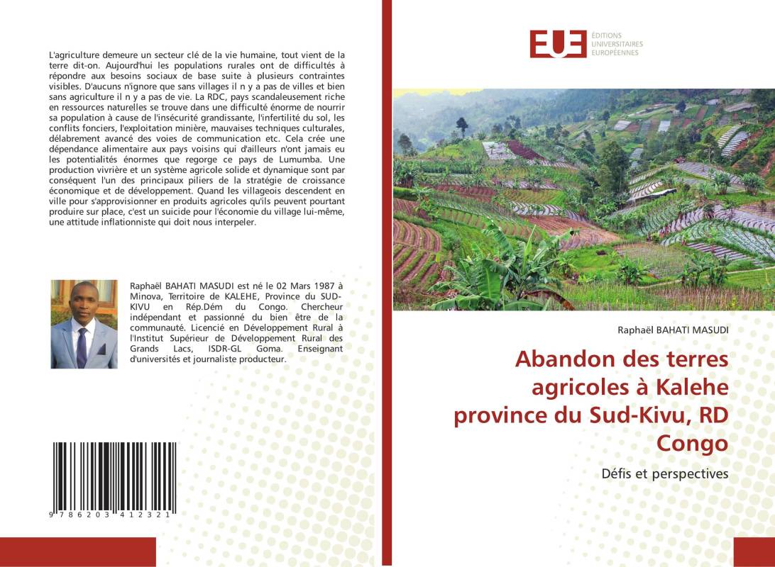 Abandon des terres agricoles à Kalehe province du Sud-Kivu, RD Congo