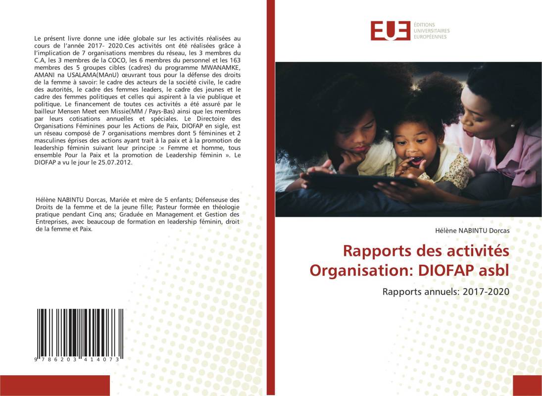 Rapports des activités Organisation: DIOFAP asbl