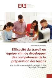 Efficacité du travail en équipe afin de développer des compétences de la préparation des leçons