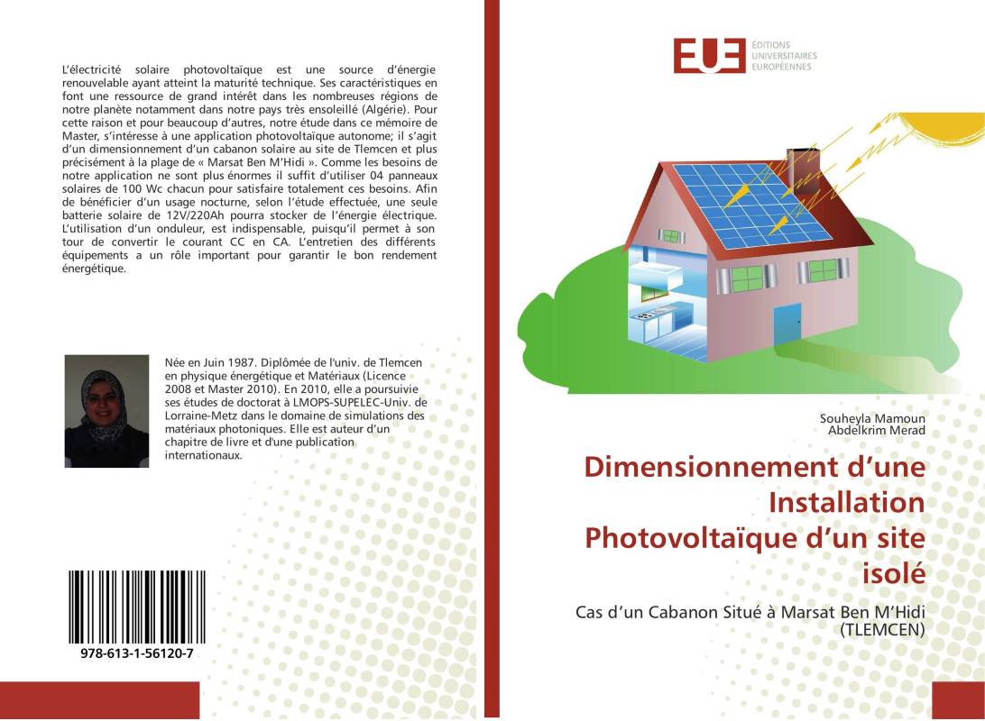 Dimensionnement d’une Installation Photovoltaïque d’un site isolé