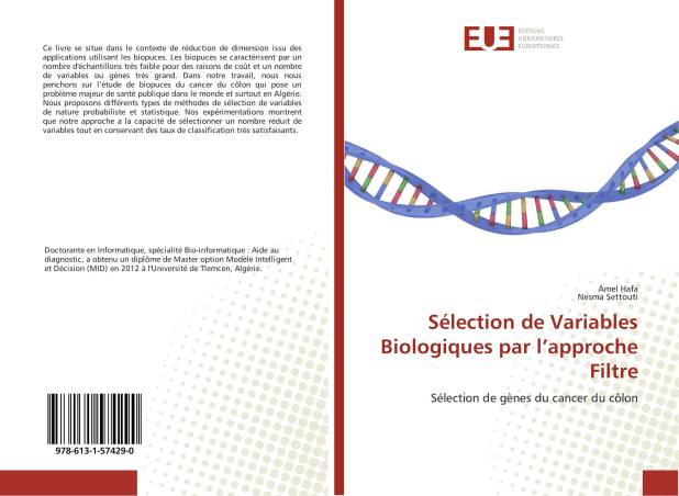 Sélection de Variables Biologiques par l’approche Filtre