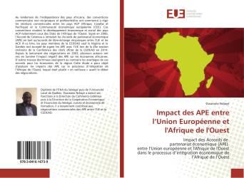 Impact des APE entre l’Union Européenne et l'Afrique de l'Ouest