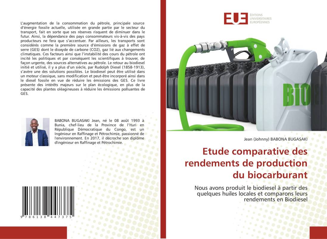 Etude comparative des rendements de production du biocarburant