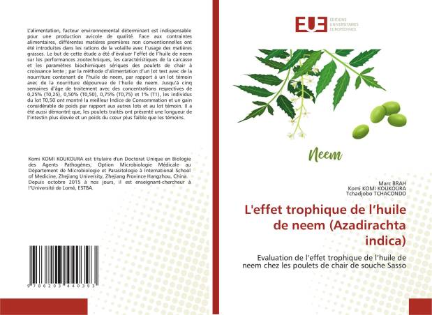 L'effet trophique de l’huile de neem (Azadirachta indica)