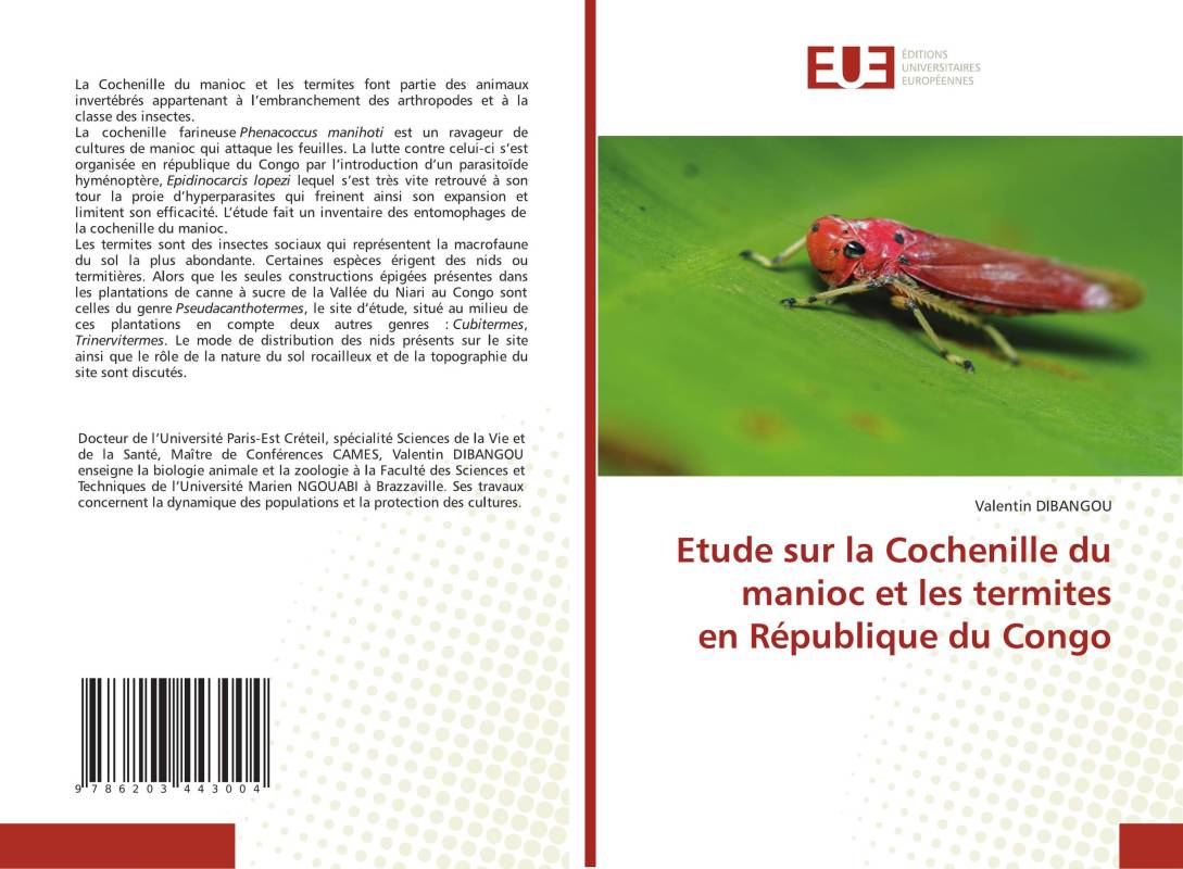 Etude sur la Cochenille du manioc et les termites en République du Congo