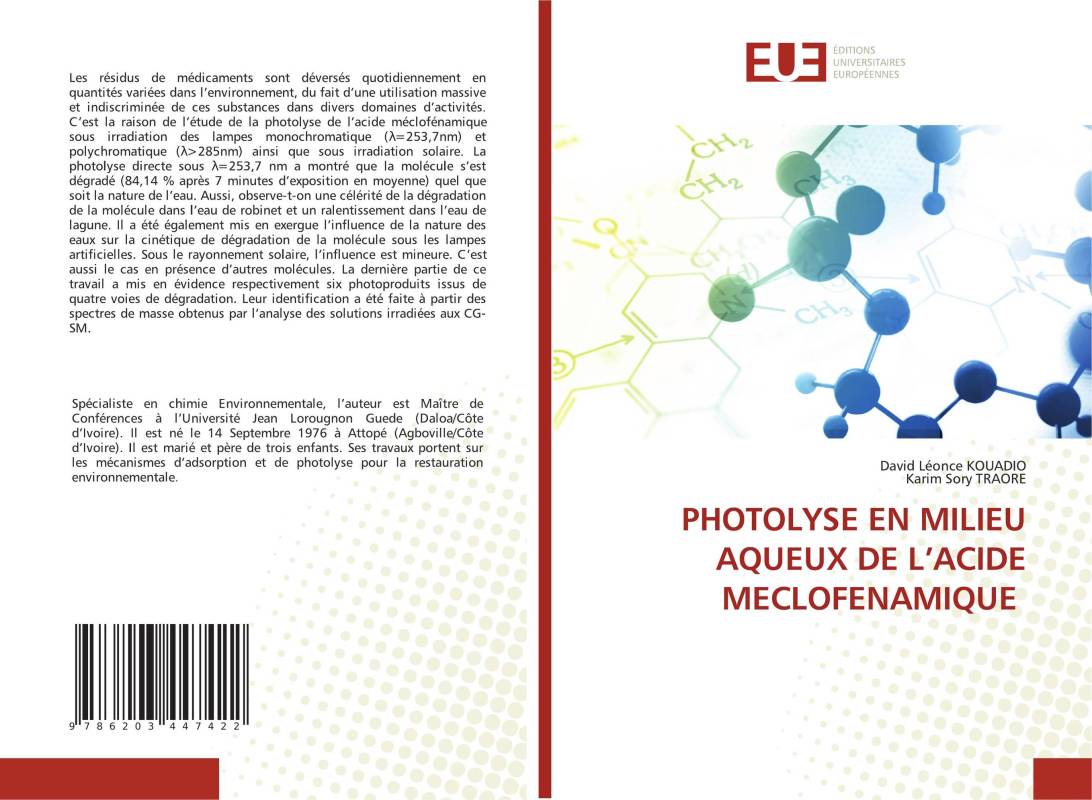 PHOTOLYSE EN MILIEU AQUEUX DE L’ACIDE MECLOFENAMIQUE