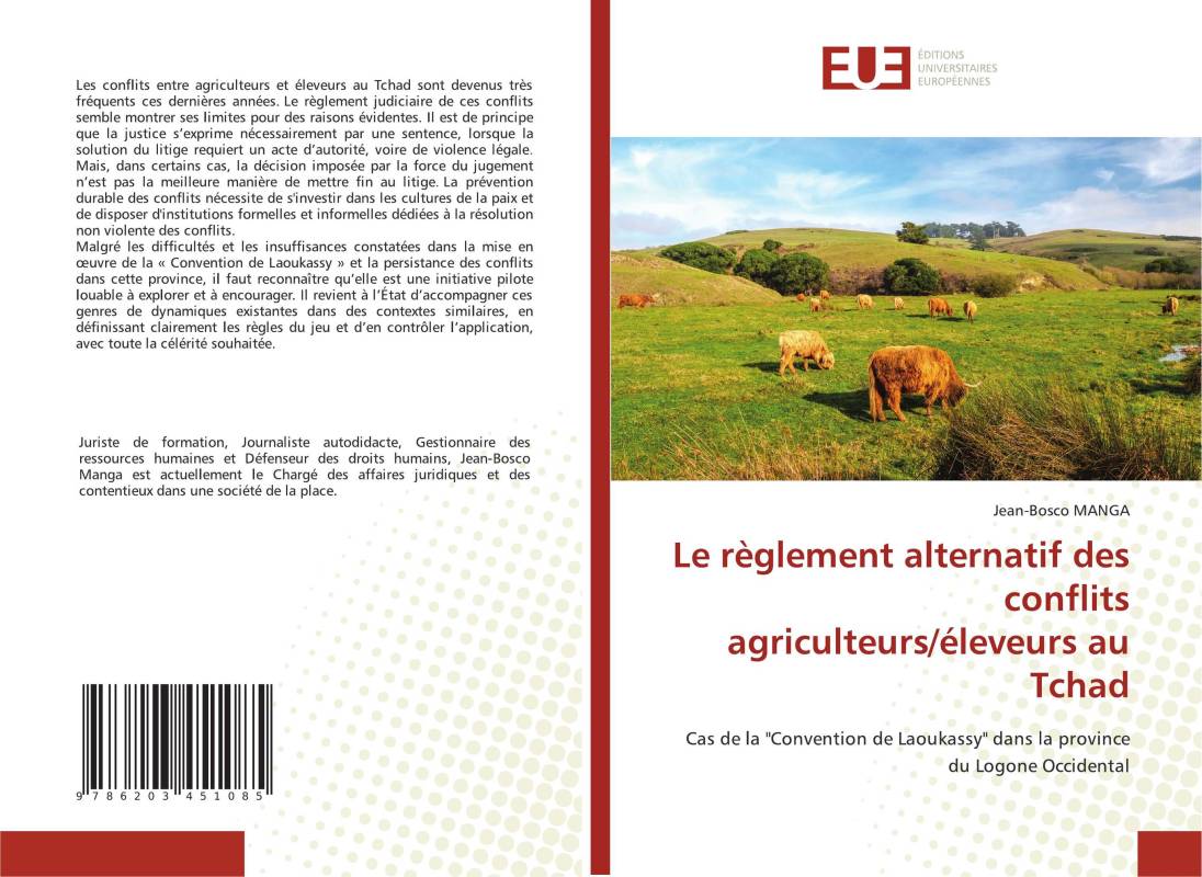 Le règlement alternatif des conflits agriculteurs/éleveurs au Tchad