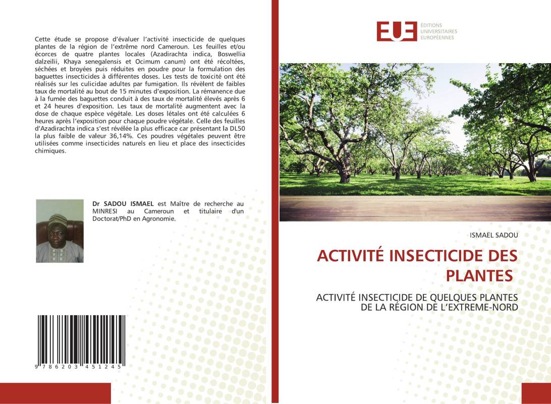 ACTIVITÉ INSECTICIDE DES PLANTES