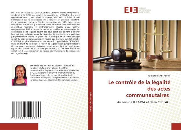 Le contrôle de la légalité des actes communautaires