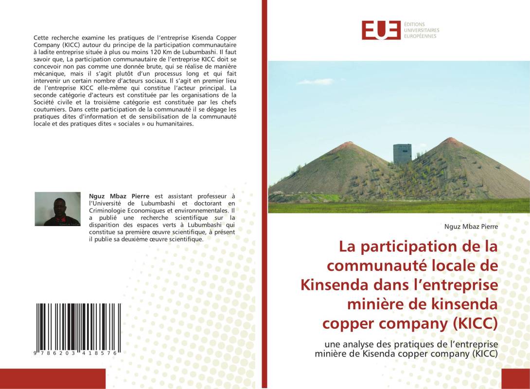 La participation de la communauté locale de Kinsenda dans l’entreprise minière de kinsenda copper company (KICC)