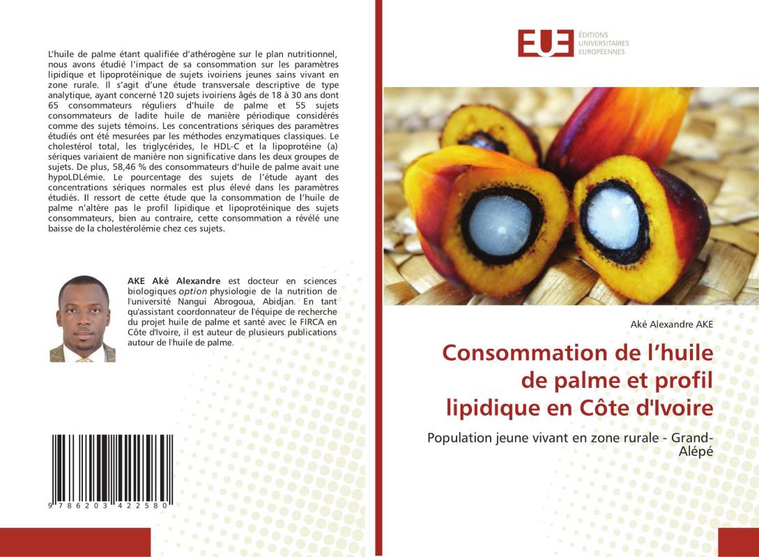 Consommation de l’huile de palme et profil lipidique en Côte d'Ivoire