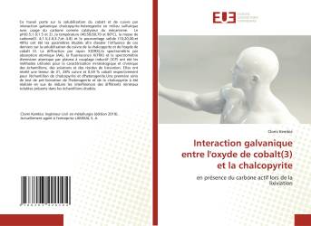 Interaction galvanique entre l'oxyde de cobalt(3) et la chalcopyrite